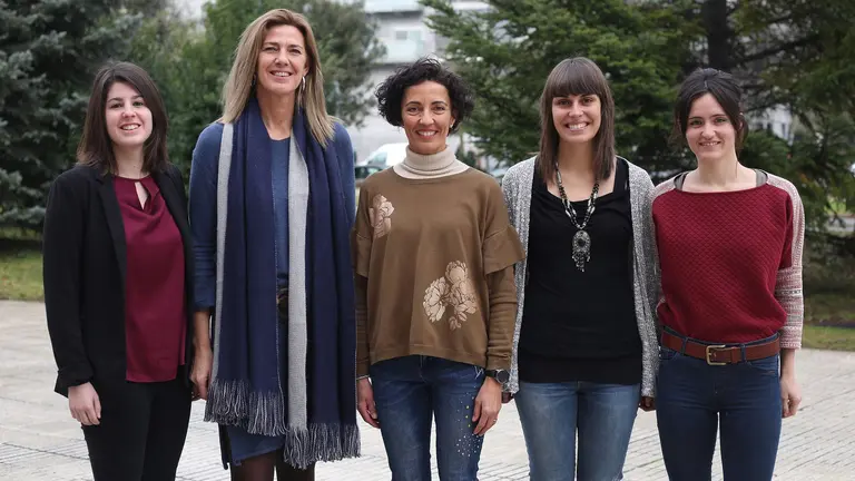 Investigadoras del Departamento de Ciencias de la Salud de la UPNA implicadas en el proyecto piloto.