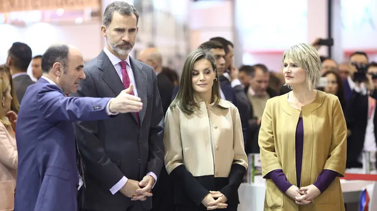 Los Reyes de España visitan el stand de Navarra en FITUR. GOBIERNO DE NAVARRA