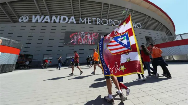 Exterior del Wanda Metropolitano. La Gradona.