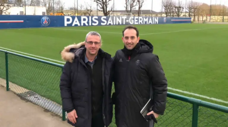 Iñaki Pacheco en París. CA Osasuna.