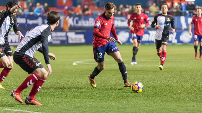 Partido entre Osasuna y Nastic disputado en El Sadar (11). IÑIGO ALZUGARAY