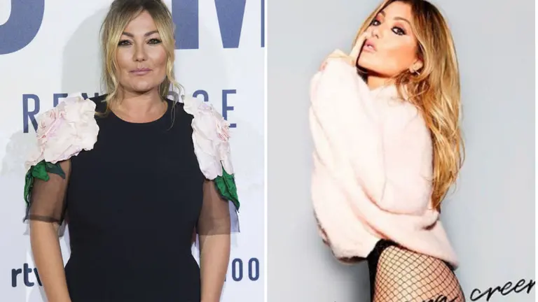 A la izquierda, la cantante Amaia Montero en una imagen de hace años