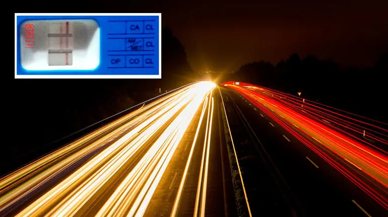 El vehículo circulaba a gran velocidad por la N121, que une Pamplona con Tudela.