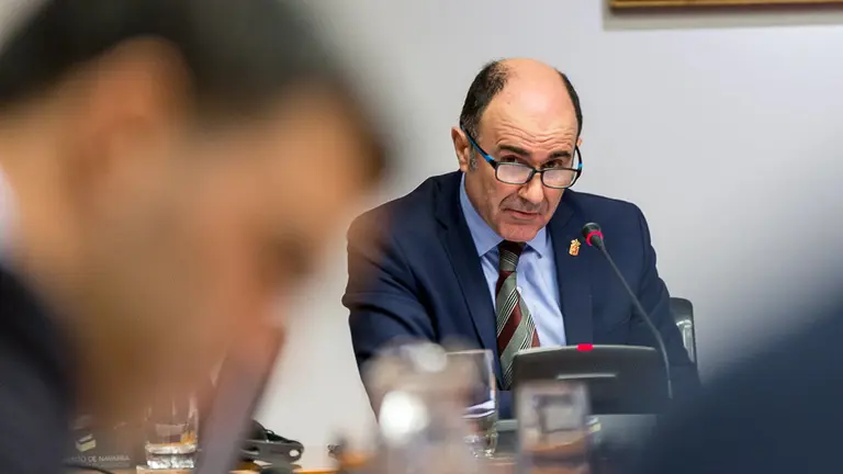 Comparecencia en el Parlamento foral del consejero de Desarrollo Económico, Manu Ayerdi (29). IÑIGO ALZUGARAY