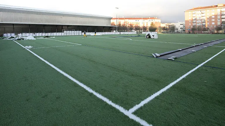 El campo de fútbol 'El Irati' de la Rochapea AYUNTAMIENTO