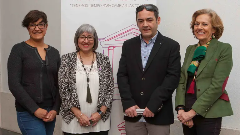 De izquierda a derecha; Cristina García-Aguayo, María Luz Sanz, Luis Casado y Sofía Collantes.