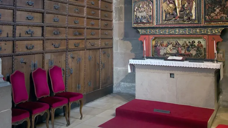 Sacristía de una iglesia.