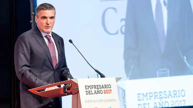 Benito Jiménez Cambra, director general de Congelados de Navarra, el Premio Empresario del Año 2017 (10). IÑIGO ALZUGARAY