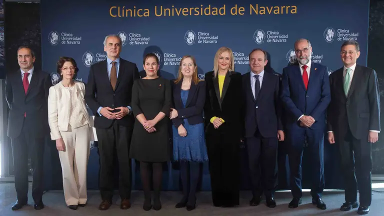 Las autoridades asistentes al evento.