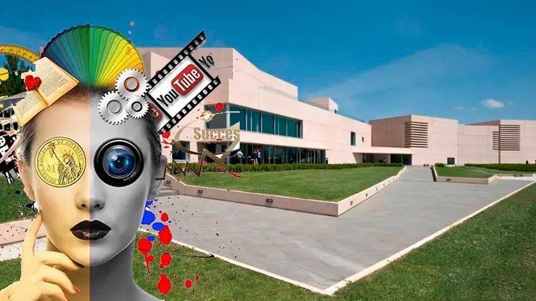 El Museo UNAV junto a la imagen promocional del ciclo de moda UNAV