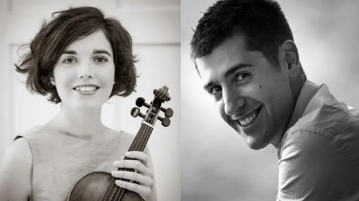 Los músicos pamploneses Marta Ramírez y Eloy Orzaiz IMAGEN CEDIDA