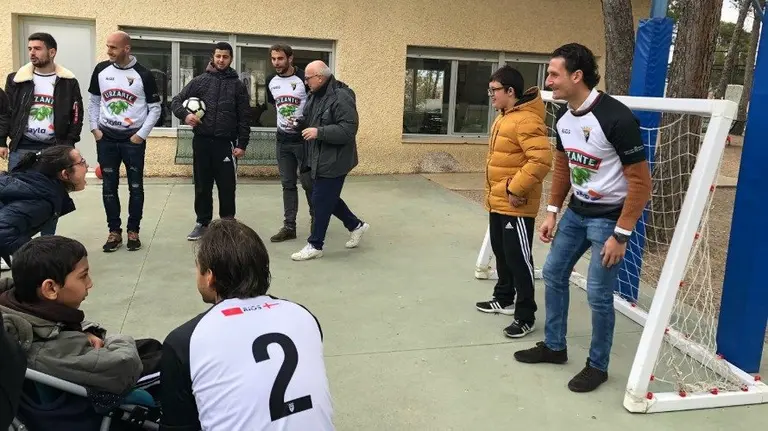 Visita del Tudelano a Torre Monreal. CD Tudelano.