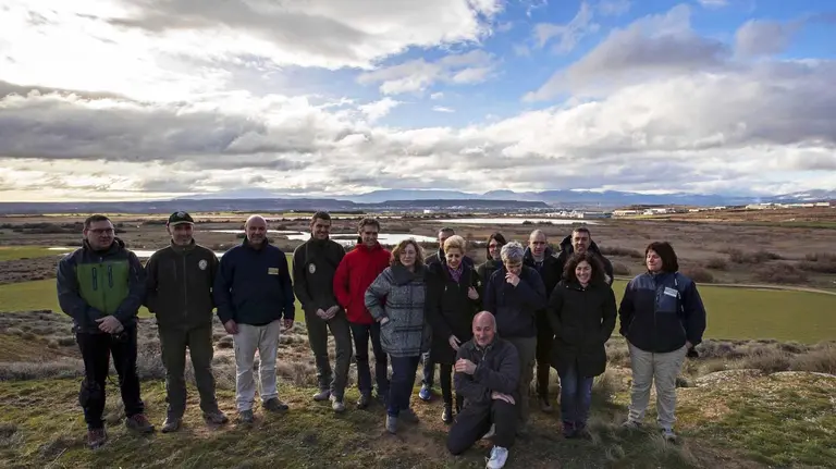 Visita al humedal navarro de Las Cañas EP