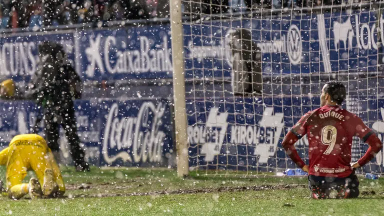 Partido de Liga entre Osasuna y Rayo Vallecano disputado en El Sadar (13). IÑIGO ALZUGARAY