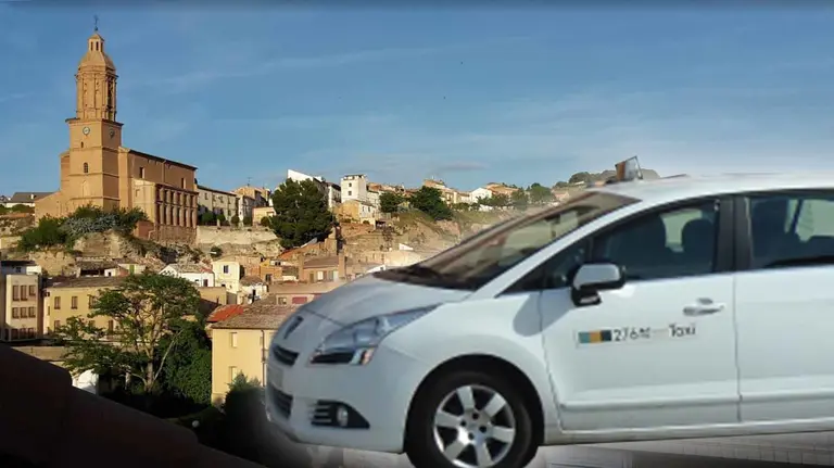 Un taxi y Andosilla de fondo ARCHIVO