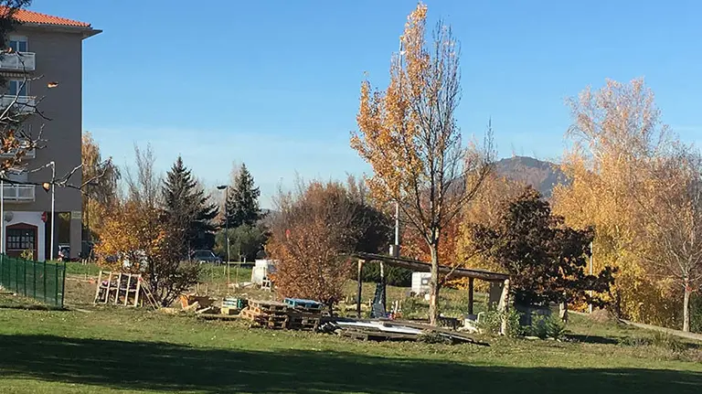 Imagen del pseudo-huerto de Mendillorri