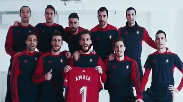 El vídeo en el que los jugadores de Osasuna demuestran su apoyo a Amaia Romero OSASUNA