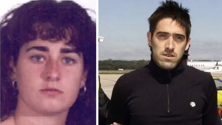 Los etarras Izaskun Lesaka y su marido Joseba Iturbide en sendas imágenes de archivo 2