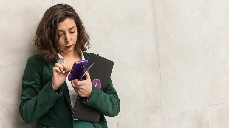 Mesa y Junta del Parlamento donde se ha aceptado el cambio de portavocía del grupo parlamentario de Podemos (17). IÑIGO ALZUGARAY