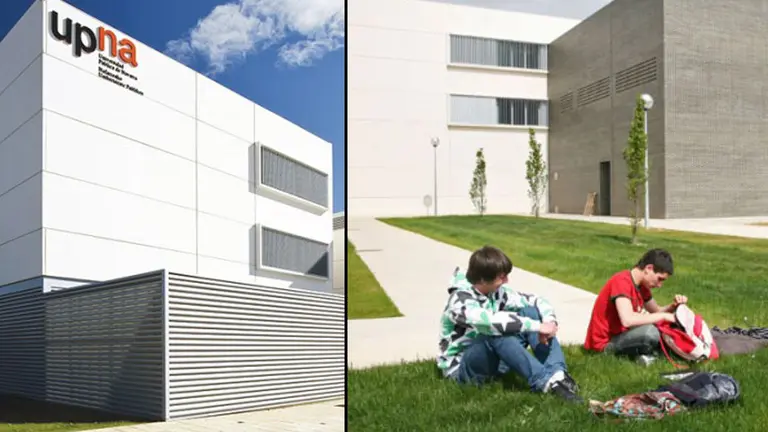 Imágenes del campus de la UPNA en Tudela