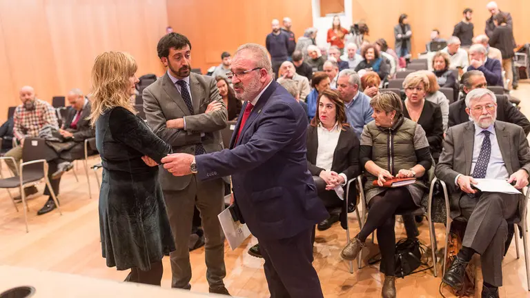 Alfonso Sánchez (AVT) y Ana Ollo inauguran la I Jornada sobre Terrorismo y Atención Integral a las Víctimas del Terrorismo (36). IÑIGO ALZUGARAY