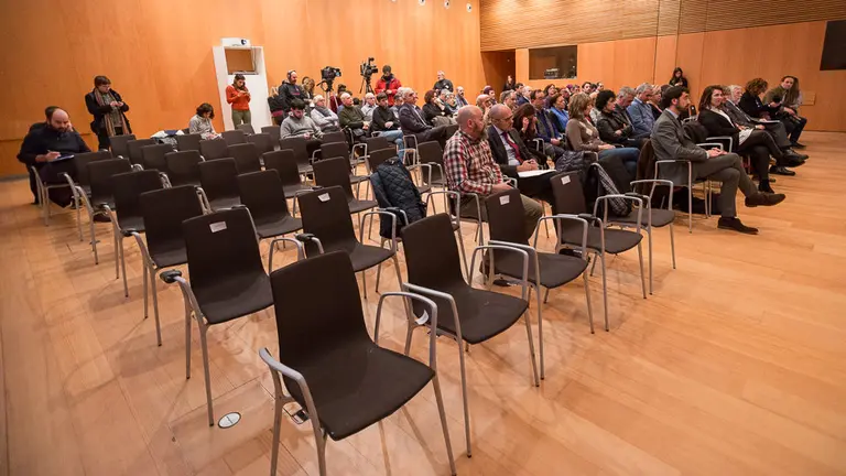 Alfonso Sánchez (AVT) y Ana Ollo inauguran la I Jornada sobre Terrorismo y Atención Integral a las Víctimas del Terrorismo (49). IÑIGO ALZUGARAY