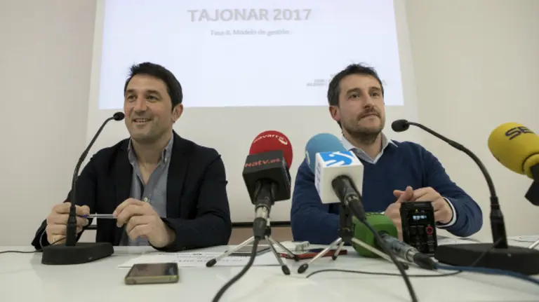 Braulio Vázquez y Ángel Alcalde. CA Osasuna.