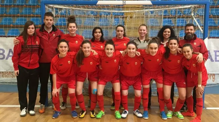 Seleccion navarra sub-17 de fútbol sala.