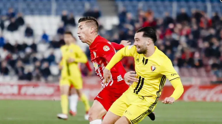 Estadio de los Juegos Mediterráneos, partido Almería-Osasuna LA LIGA 123