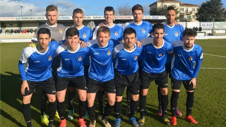 Equipo titular de la Peña Sport en Tafalla. Facebook P.Sport