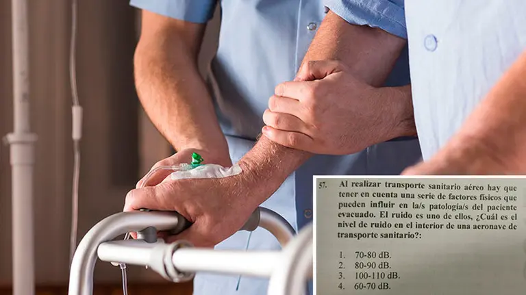 La pregunta formulada en el examen del EIR y que ha provocado el enfado de muchos profesionales de la enfermer&iacute;a en Navarra.