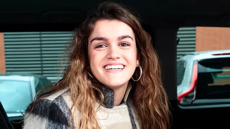 Amaia Romero en su visita a TVE EP