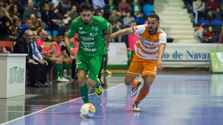 Eric Martel. Partido entre el Osasuna Magna y el Cartagena disputado en el pabellón Anaitasuna PABLO LASAOSA (8)