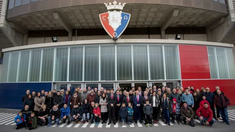 Foto de familia. CA Osasuna.