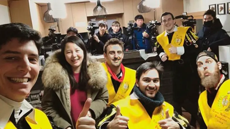 La Tuna de Medicina en un programa televisivo de Corea del Sur INSTAGRAM