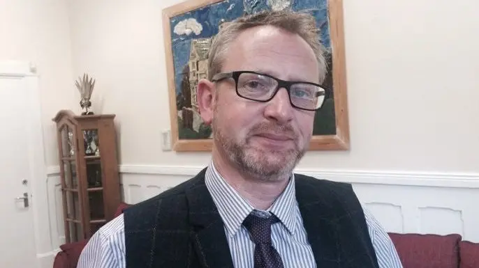 Alan McBride, miembro de la comunidad unionista de Irlanda del Norte EUROPA PRESS