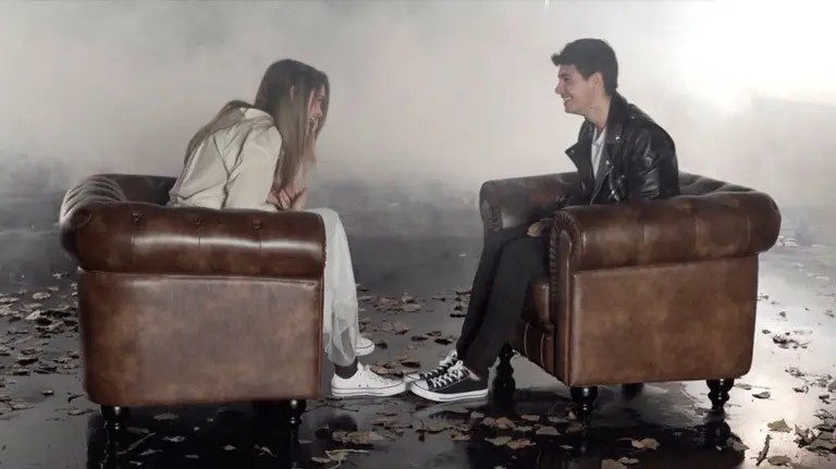 Uno de los momentos del rodaje del vídeo oficial de Tu canción que representará a España en el próximo festival de Eurovisión RTVE.