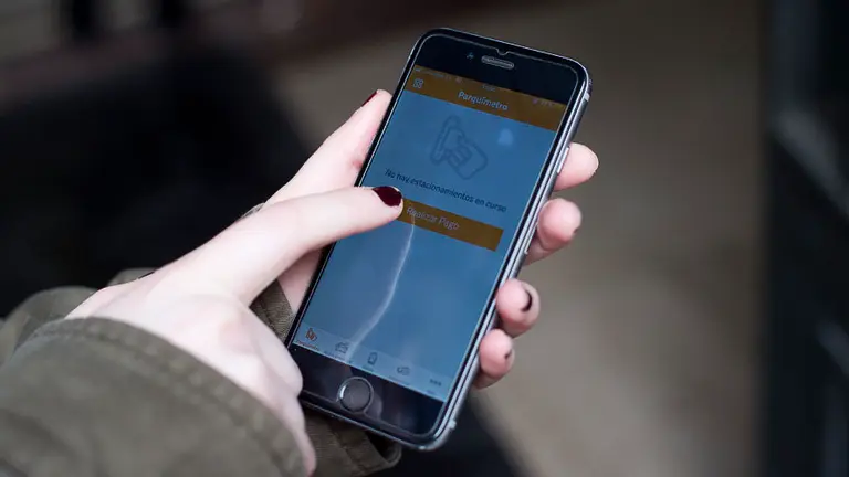 APP de Telpark para pagar zona azul con el teléfono. PABLO LASAOSA 01