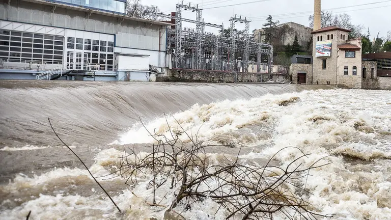 El Río Arga a su paso por la Magdalena en Pamplona (33). IÑIGO ALZUGARAY