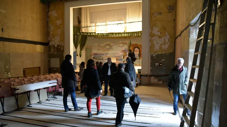 La comisión de Urbanismo visita las Salesianas en la Chantrea. AYUNTAMIENTO DE PAMPLONA.