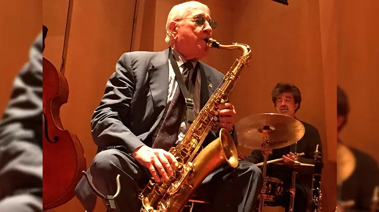 El saxofonista y compositor Pedro Iturralde Ochoa GOBIERNO DE NAVARRA