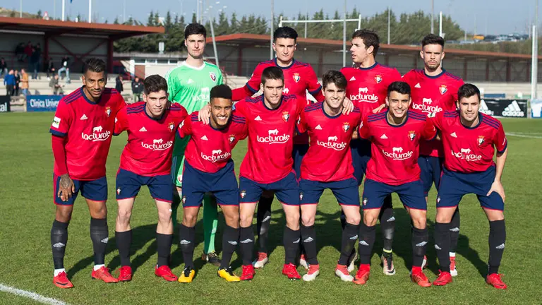Partido entre Osasuna Promesas y UD Logroñés. PABLO LASAOSA02