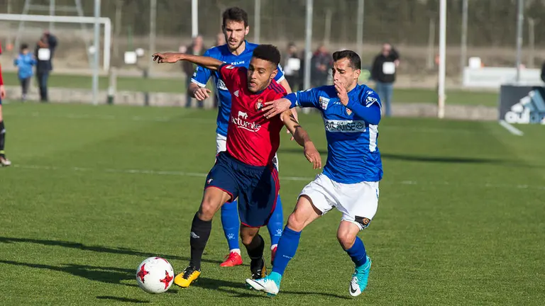 Partido entre Osasuna Promesas y UD Logroñés. PABLO LASAOSA12