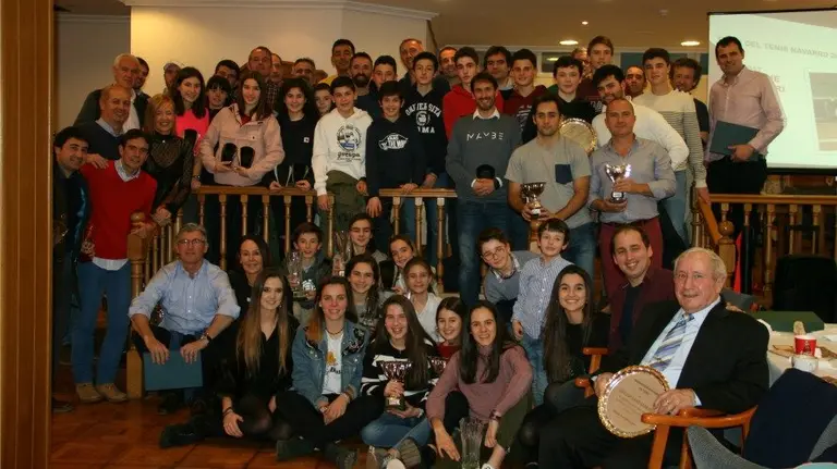 Gala del tenis navarro. Cedida.