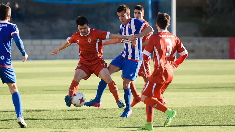 Partido entre el Izarra y Peña Sport en Estella. PABLO LASAOSA 18