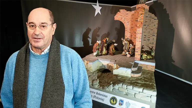 Jesús María Gómara Arraiza fue presidente de la Asociación de Belenistas de Pamplona desde el año 2011 IMAGEN CEDIDA