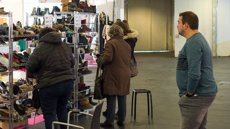 Inauguración de la Feria del Stock en el Baluarte de Pamplona. PABLO LASAOSA 11