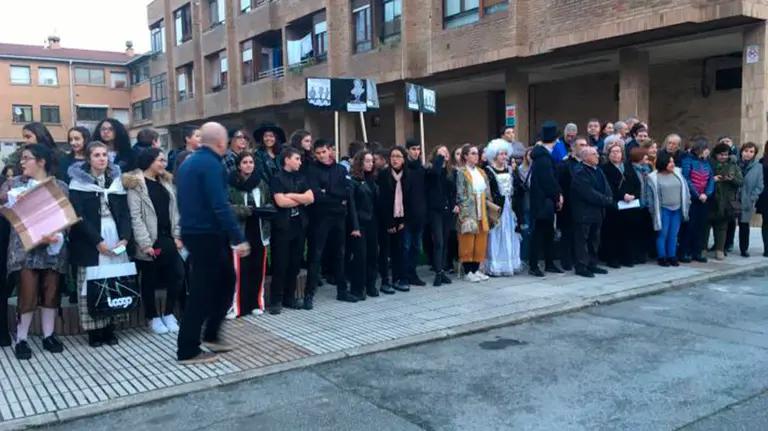 Alumnos del Colegio y Seminario Reparadores (Dehonianos) de Puente la Reina.
