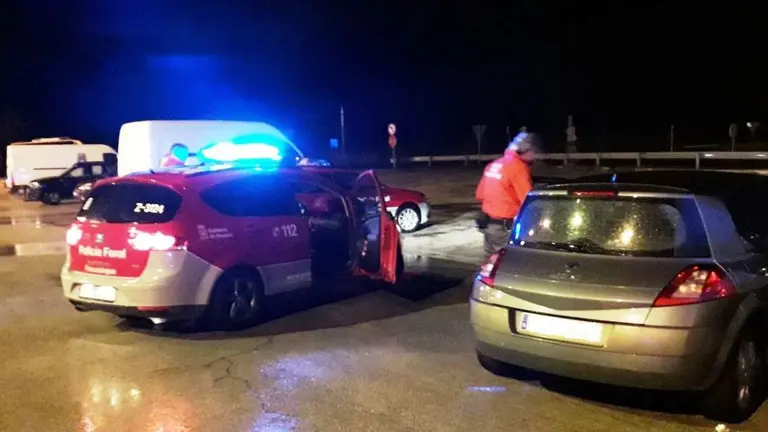 Una conductora imputada en Liédena POLICÍA FORAL