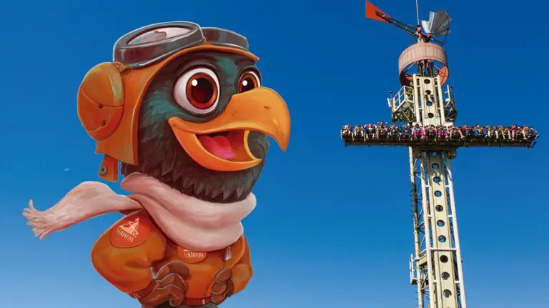 Piko, la nueva mascota del parque de la naturaleza Sendaviva, ubicado en las Bardenas Reales CEDIDA